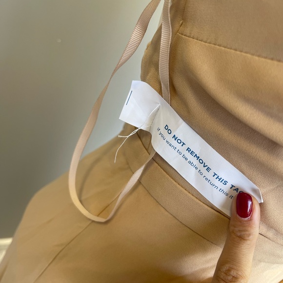 Fame and Partners-dark nude with strings - Picture 3 of 5